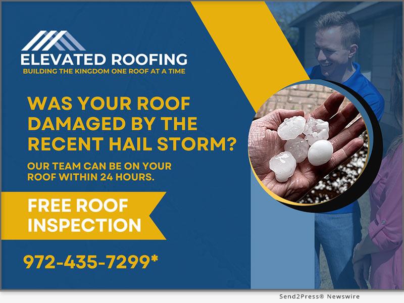 Elevated Roofing Launches Emergency Response Team For Hail Damage In