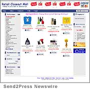 Retail Closeout Mall homepage