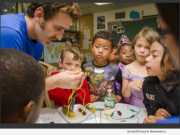 Camp EDMO - kids watching science