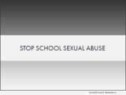 Stop School Sexual Abuse