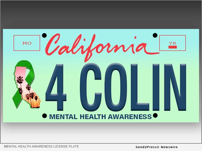 BeingWellCA - 4 COLIN License Plate