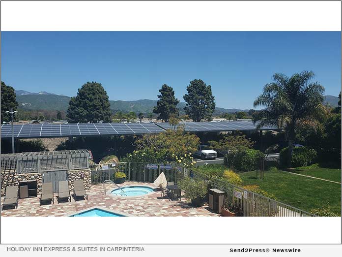 Holiday Inn Express and Suites in Carpinteria Goes Solar