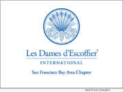 San Francisco Chapter of Les Dames d’Escoffier