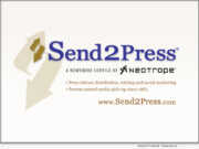 Send2Press Newswire - a service of NEOTROPE