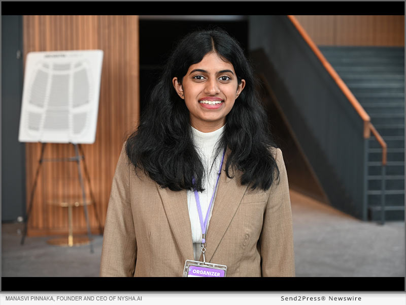 Manasvi Pinnaka, founder and CEO of Nysha.ai