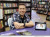 Adam Swain Ferguson, author, Love without Wings, attends a signing at The Open Book in Canyon Country