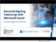 Secured Signing Selects Microsoft Azure