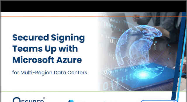 Secured Signing Selects Microsoft Azure