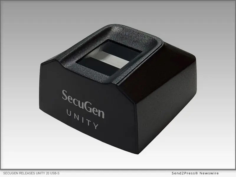 SecuGen Corp. Announces Unity 20 USB-S
