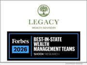 Legacy Wealth Advisors has once again been named to the Forbes Best-in-State Wealth Management Teams list for 2026 | National News