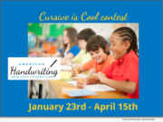 The 12th Annual ‘Cursive Is Cool’ Contest Launches for U.S. Students in Grades K-7 The 12th Annual 'Cursive Is Cool' Contest Launches