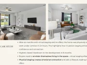 The Staging Collective notes challenges that virtual staging creates for consumers in purchasing homes every day Before with virtual staging. After with professional staging. Source: Step by Stage Interiors.