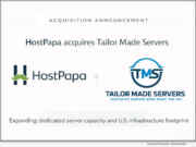 National News: HostPapa Completes Acquisition of Tailor Made Servers