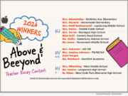 National News: Doherty Enterprises Honors Three Long Island Educators in 10th Annual Above and ‘BEE’yond Teacher Essay Contest