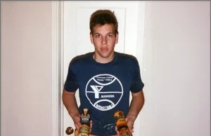 Mikes Beer Cans founder, Mike Miller as teenager