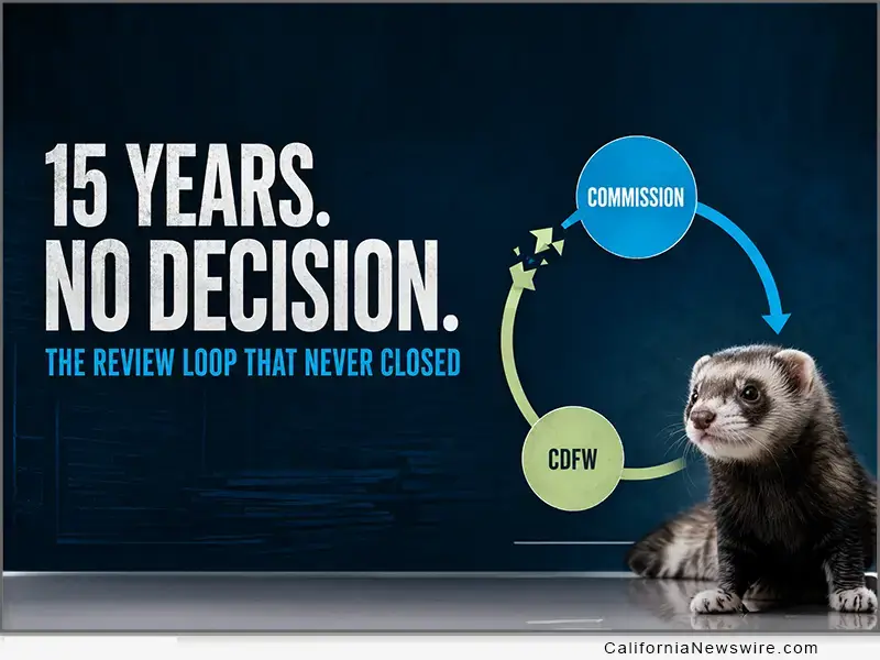 15 Years with no decision: California Asks Ferret Advocates to Trust 'Further Consideration'