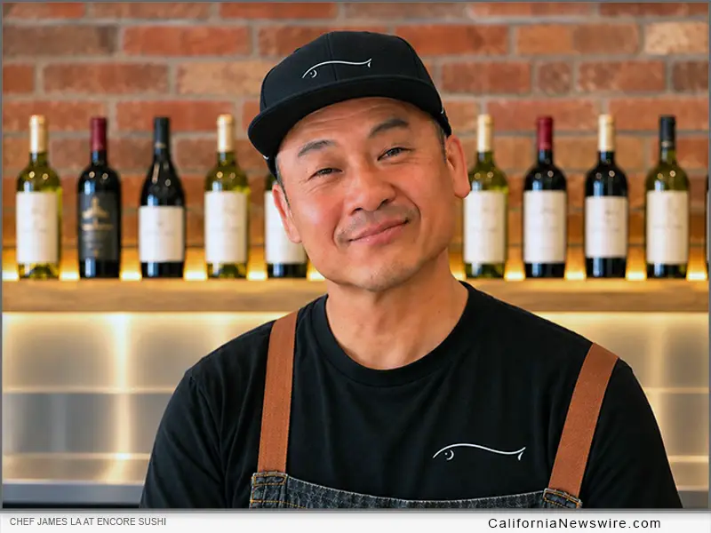 Chef James La at ENCORE SUSHI
