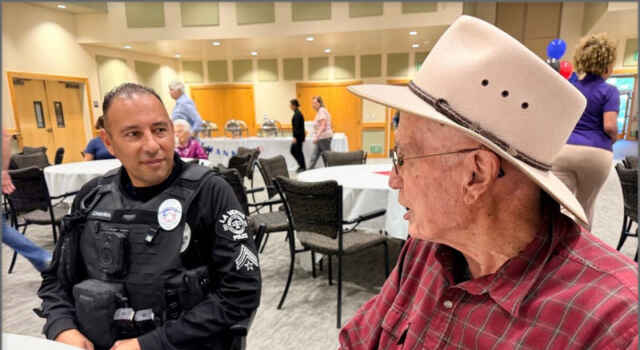 Hillcrest Continuing Care Retirement Community Brings Residents and First Responders Together for Community Support Hillcrest, a nonprofit continuing care retirement community in La Verne, Calif., honored local first responders with a special appreciation luncheon