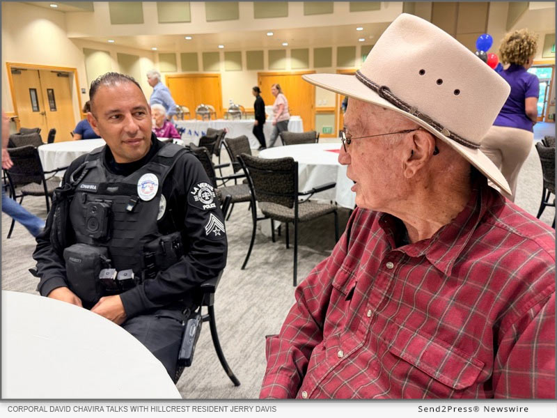 Hillcrest, a nonprofit continuing care retirement community in La Verne, Calif., honored local first responders with a special appreciation luncheon