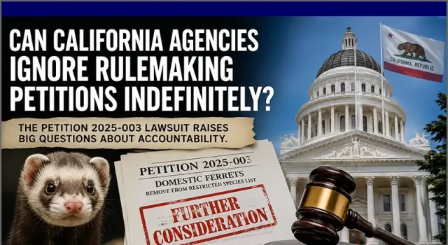 Legalize Ferrets Lawsuit Petition in California