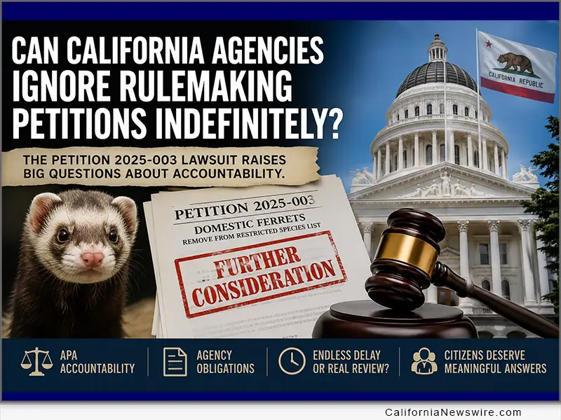 Legalize Ferrets Lawsuit Petition in California