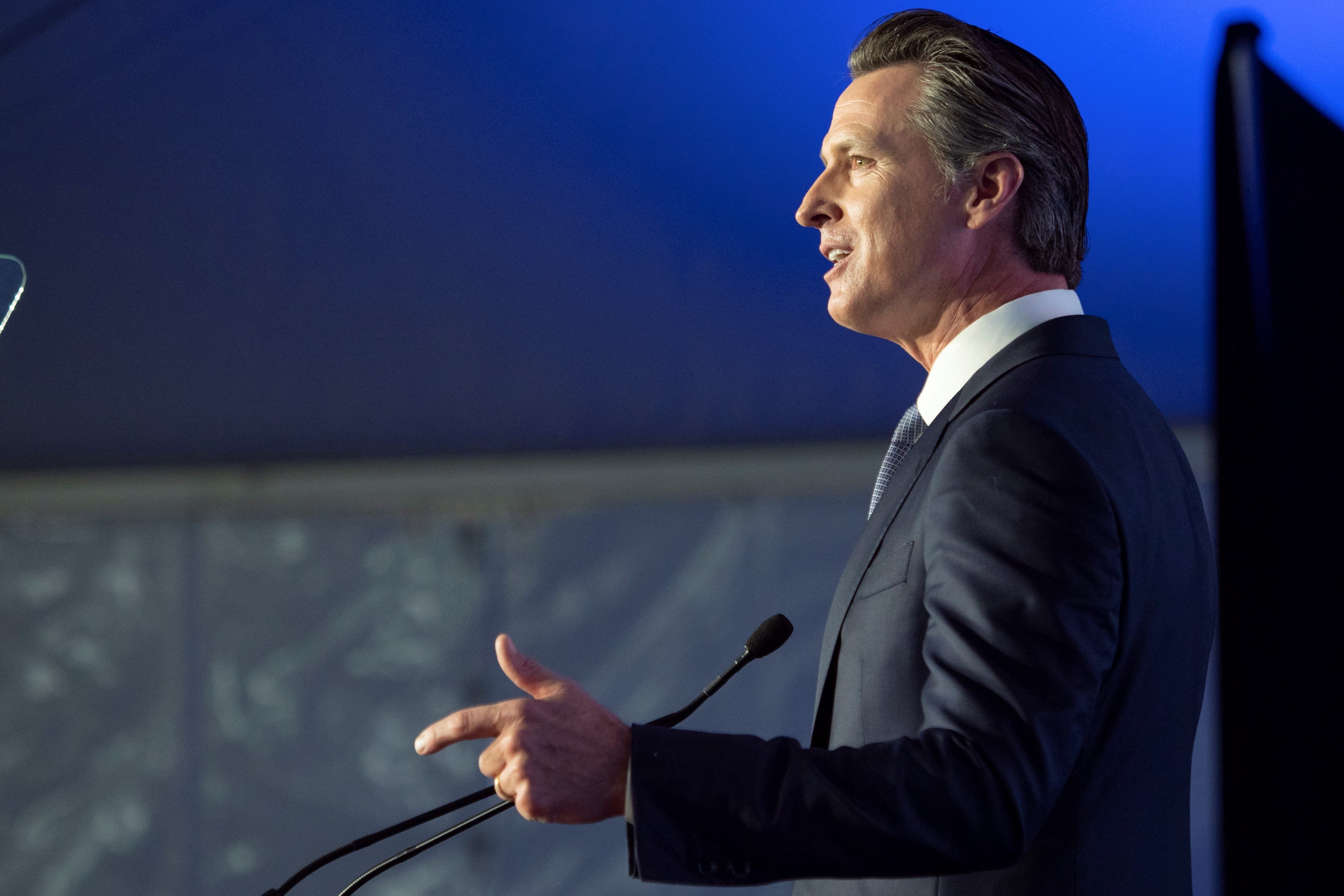 Calif. Governor Newsom - file photo