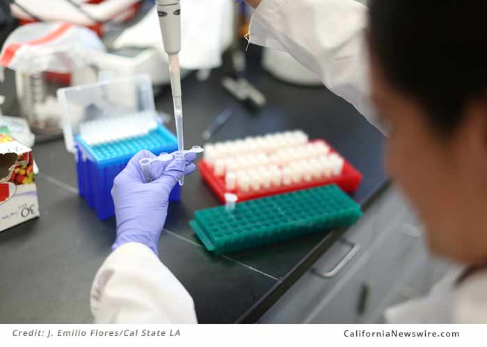 bioscience laboratory at Cal State LA