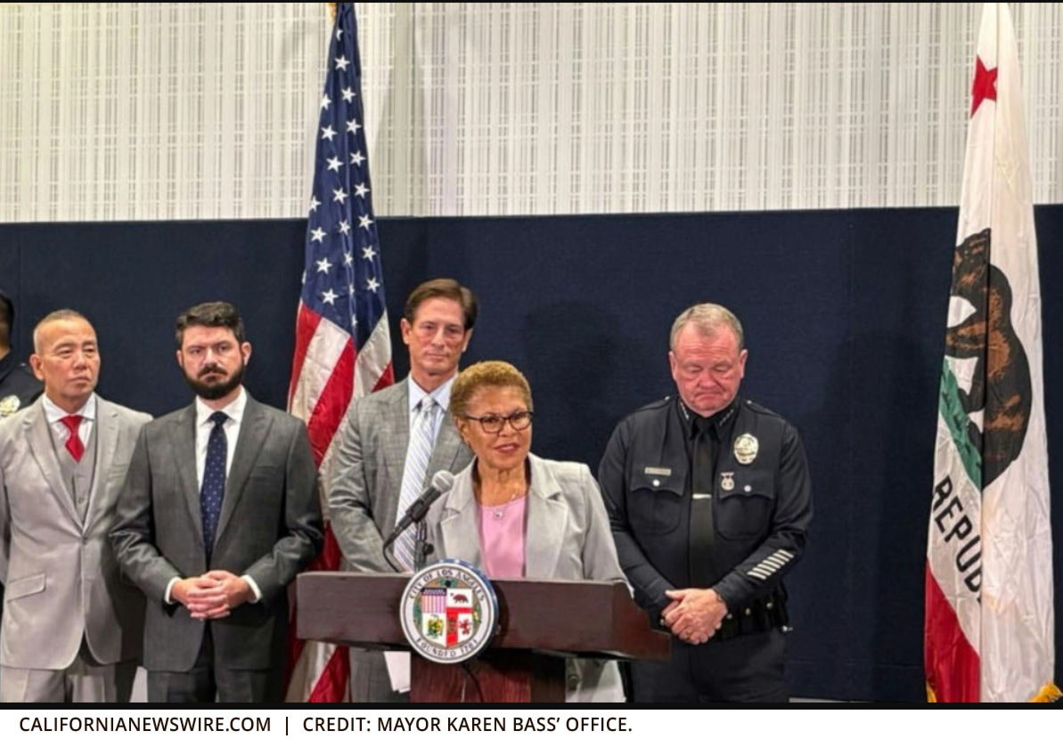 L.A. Mayor Bass and LAPD Announce Successful Take Down of Burglary Crew