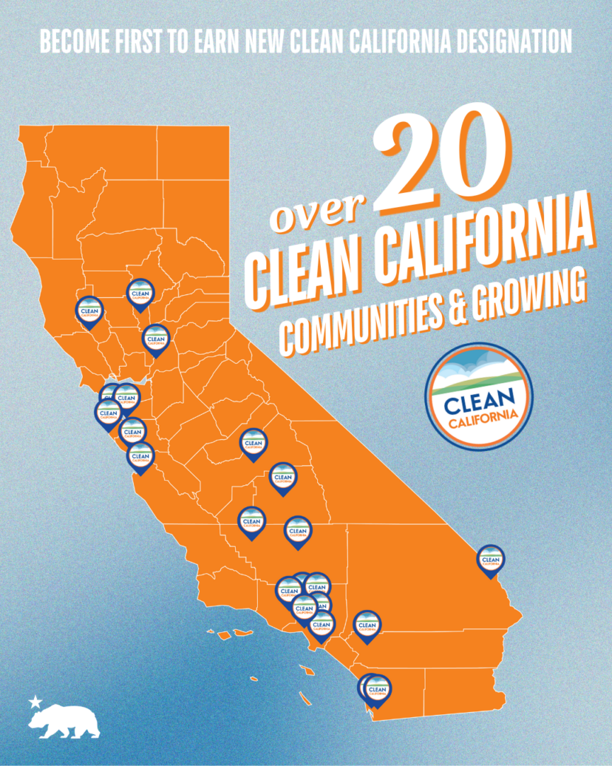 Over 20 communities become first to earn new Clean California designation in 2024